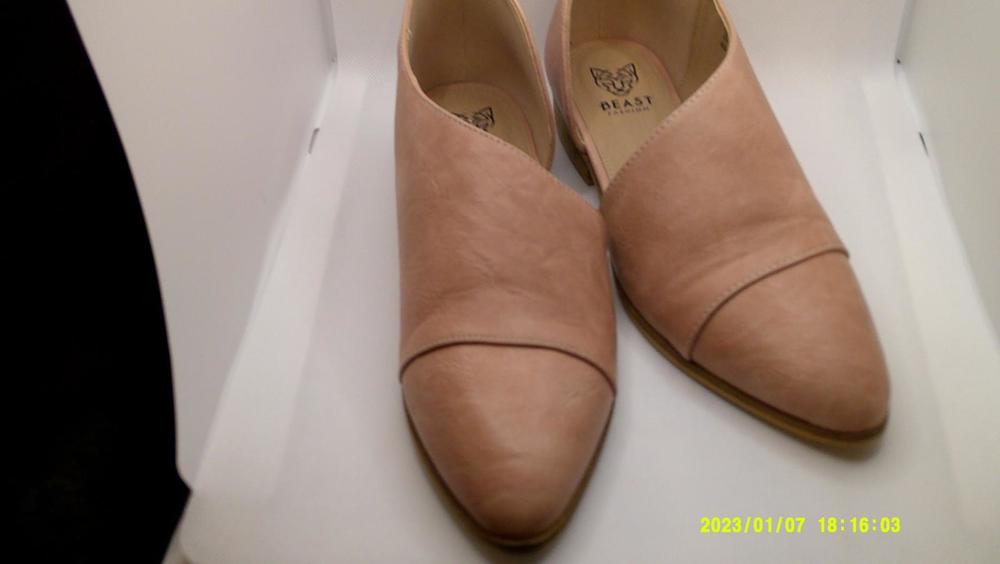 Beast Light Fashion Tan/Almond color Cut Out Ankle Booties‎